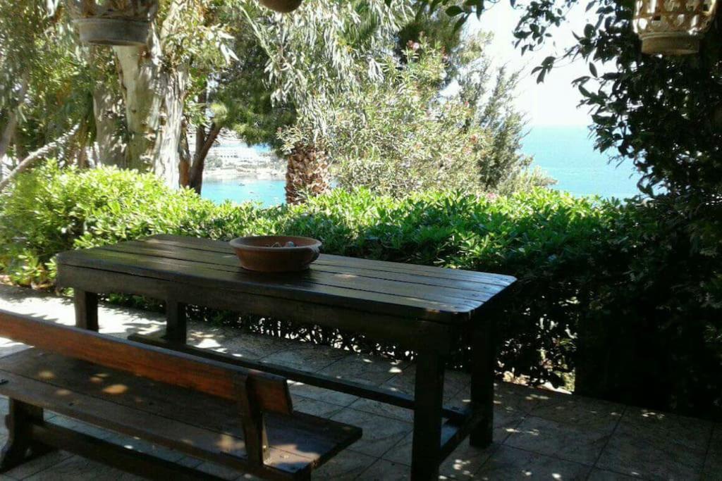 Endless Blue Villa - Amazing Sea View アギア・ペラギア エクステリア 写真