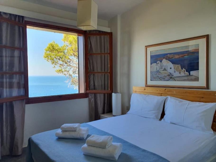 Endless Blue Villa - Amazing Sea View アギア・ペラギア エクステリア 写真