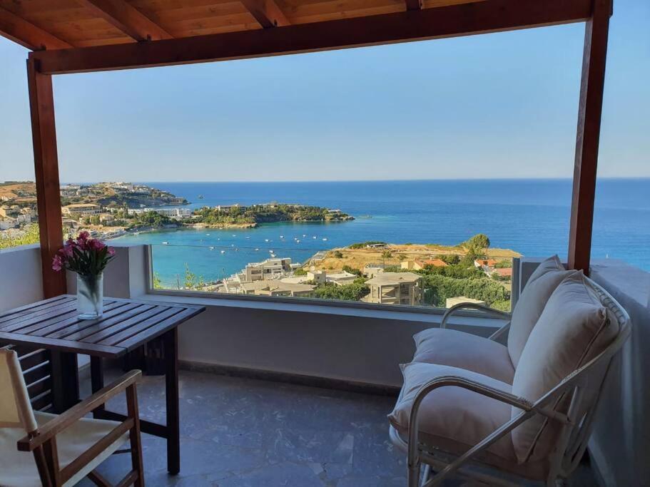 Endless Blue Villa - Amazing Sea View アギア・ペラギア エクステリア 写真